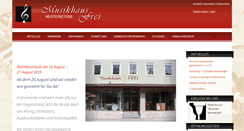 Desktop Screenshot of musikhaus-frei.de